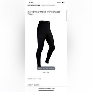 Men's Circulation & Recovery Incrediwear Leggings